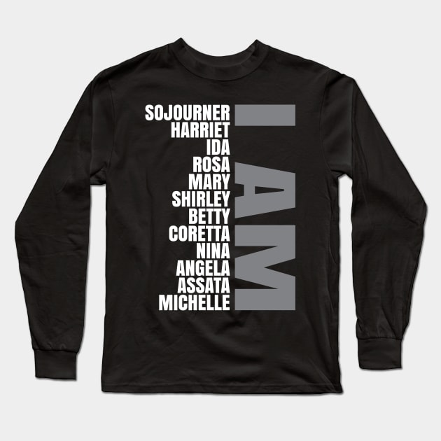 I Am A Strong Black Woman Long Sleeve T-Shirt by UrbanLifeApparel